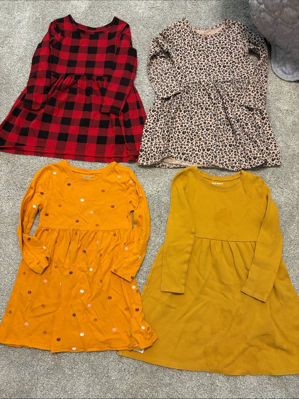 Cat & Jack, Old Navy girls long sleeve dress lot 5T